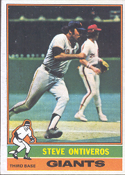 1976 Topps Baseball Cards      284     Steve Ontiveros